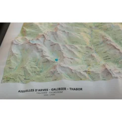 Carte 3D<Deniveles Aiguilles-D'arves, Galibier & Thabor (Summer) + Cadre