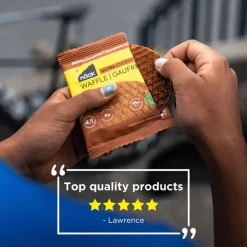 Hot Barre Energétique Ultra Energy Waffles 30 g. Caramel Entrainement|Barre Énergétique