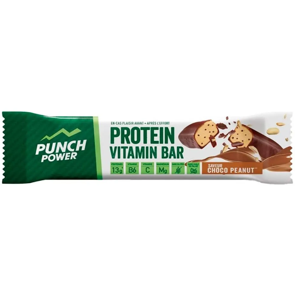 Hot Barre Energétique Protein Vitamin Bar 49 g. Choco Peanut Entrainement|Barre Énergétique
