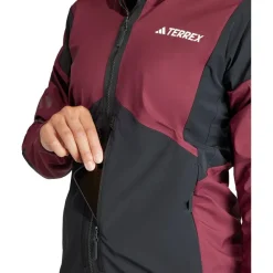 Veste De Ski Femme|Veste Randonnée<adidas Blouson Ski W Terrex Techrock Softshell Jkt Shared Black