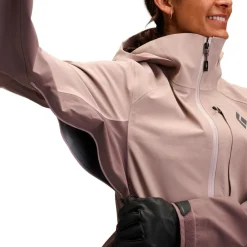 Hot Blouson Ski W Recon Stretch Shell Pale Mauve Dark Mauve Femme Veste De Ski Femme|Veste De Ski