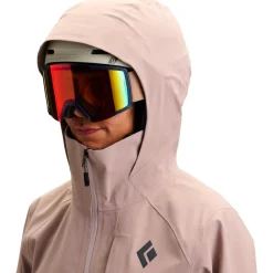 Hot Blouson Ski W Recon Stretch Shell Pale Mauve Dark Mauve Femme Veste De Ski Femme|Veste De Ski
