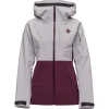 Best Blouson Ski W Recon Stretch Ski Shell Ice Pink Blackberry Femme Veste De Ski Femme|Veste Randonnée