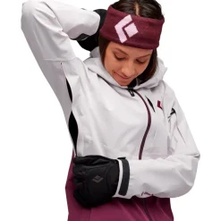 Best Blouson Ski W Recon Stretch Ski Shell Ice Pink Blackberry Femme Veste De Ski Femme|Veste Randonnée