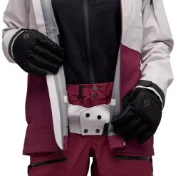 Best Blouson Ski W Recon Stretch Ski Shell Ice Pink Blackberry Femme Veste De Ski Femme|Veste Randonnée