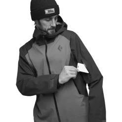 Veste De Ski Homme|Veste De Ski<Black Diamond Blouson Ski M Recon Stretch LT Shell Smoke Carbon