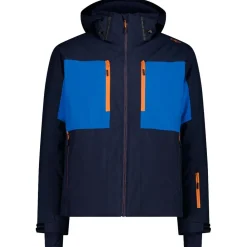 Outlet Blouson Ski Man Jacket Zip Hood Black Blue Homme Veste De Ski Homme|Veste De Ski