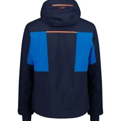 Outlet Blouson Ski Man Jacket Zip Hood Black Blue Homme Veste De Ski Homme|Veste De Ski