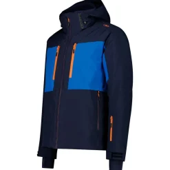 Outlet Blouson Ski Man Jacket Zip Hood Black Blue Homme Veste De Ski Homme|Veste De Ski