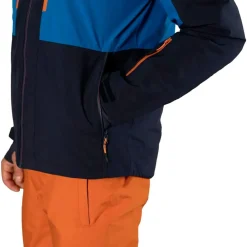Outlet Blouson Ski Man Jacket Zip Hood Black Blue Homme Veste De Ski Homme|Veste De Ski