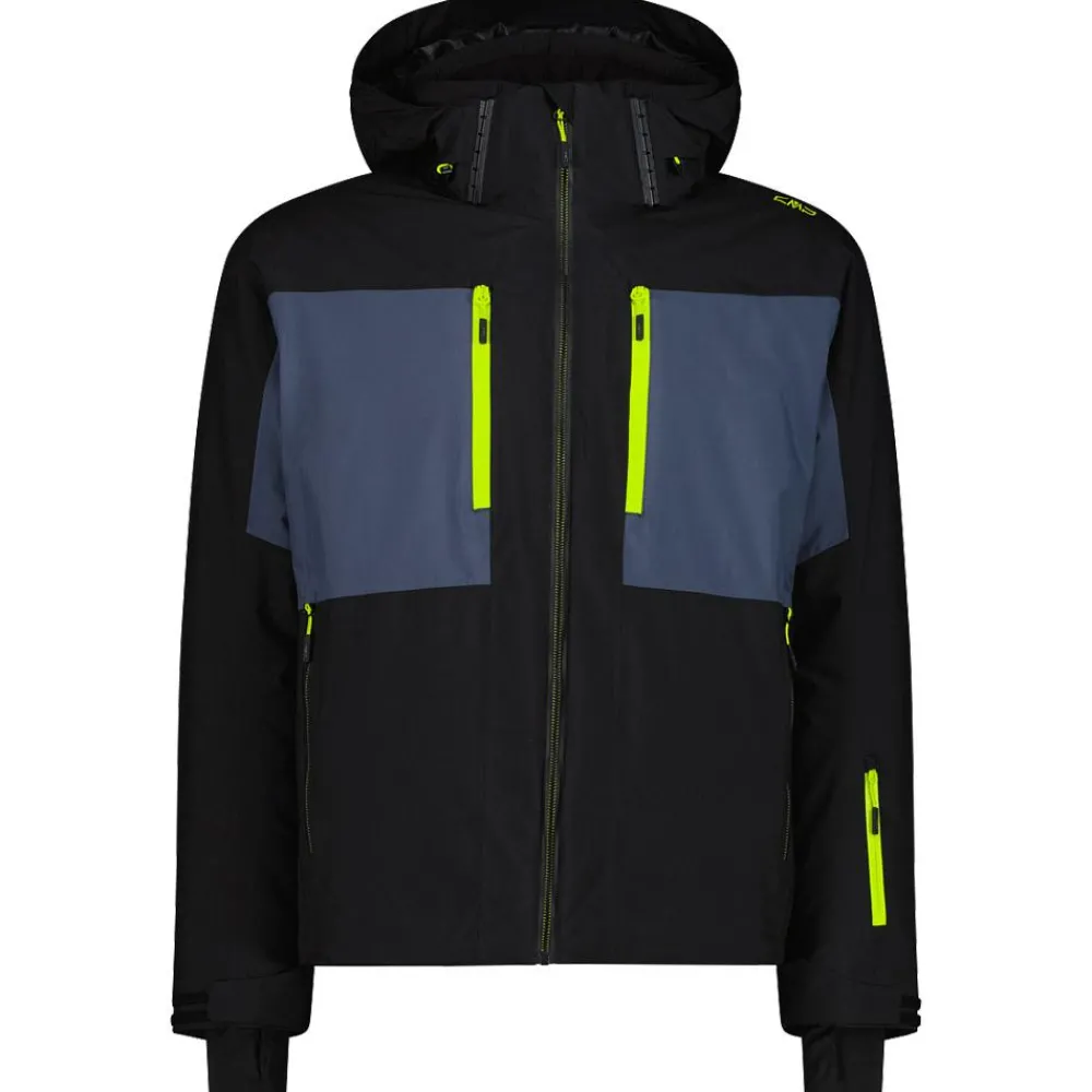 Veste De Ski Homme|Veste De Ski<CMP Blouson Ski Man Jacket Zip Hood Nero