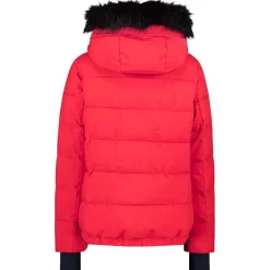 New Blouson Ski Woman Jacket Fix Hood Corallo Femme Veste De Ski Femme|Veste De Ski