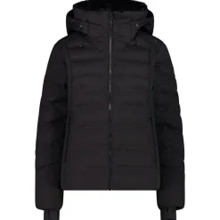 Online Blouson Ski Woman Jacket Fix Hood Nero Femme Veste De Ski Femme|Veste De Ski