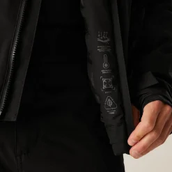 Veste De Ski|Veste De Ski Homme<DARE2B Blouson Ski Baseplate III Jacket Black Iron Gate Distressed Print