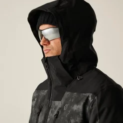 Veste De Ski|Veste De Ski Homme<DARE2B Blouson Ski Baseplate III Jacket Black Iron Gate Distressed Print