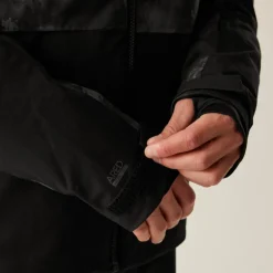 Veste De Ski|Veste De Ski Homme<DARE2B Blouson Ski Baseplate III Jacket Black Iron Gate Distressed Print