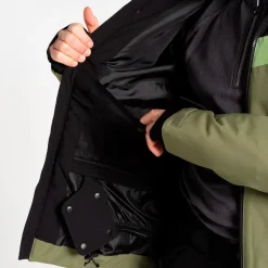 Discount Blouson Ski Eagle II Jacket Black Olivine Green Homme Veste De Ski Homme|Veste De Ski