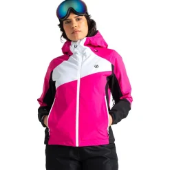 Veste De Ski Femme|Veste De Ski<DARE2B Blouson Ski Excalibar Jacket Pure Pink Black