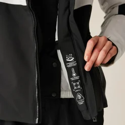 Veste De Ski|Veste De Ski Femme<DARE2B Blouson Ski Flurry II Jacket Egret Black