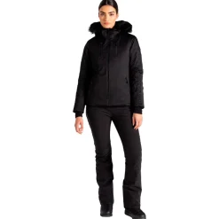Blouson Ski Frenzied Ski Jacket Black Femme Veste De Ski Femme|Veste De Ski