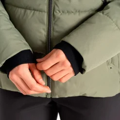 Hot Blouson Ski Glamorize V Jacket Olivine Green Femme Veste De Ski|Veste De Ski Femme