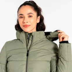 Hot Blouson Ski Glamorize V Jacket Olivine Green Femme Veste De Ski|Veste De Ski Femme