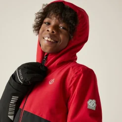 Veste De Ski Enfant|Veste De Ski<DARE2B Blouson Ski Snow Basher Jacket Danger Red Black