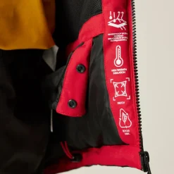 Veste De Ski Enfant|Veste De Ski<DARE2B Blouson Ski Snow Basher Jacket Danger Red Black