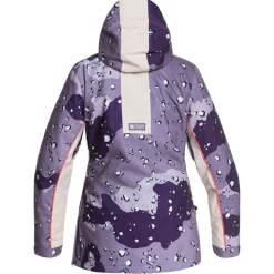 Veste De Ski Femme|Veste De Ski<DC Blouson Ski Envy Anorak Chocolate Chip Grapescale Camo