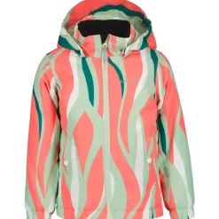Blouson Ski Japeri Kd Girl Aloe Vera Enfant Veste De Ski Enfant|Veste De Ski