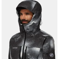 Veste De Ski Homme|Veste De Ski<Mammut Blouson Ski Stoney HS Hooded Jacket Men Grain Black