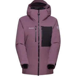 Blouson Ski Stoney HS Thermo Hooded Jacket Women Flux Black Femme Veste De Ski Femme|Veste De Ski