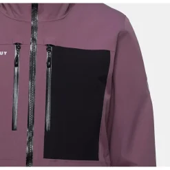 Blouson Ski Stoney HS Thermo Hooded Jacket Women Flux Black Femme Veste De Ski Femme|Veste De Ski