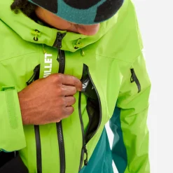 Veste De Ski|Veste De Ski Homme<Millet Blouson Ski M White 3L Jkt Bottle Macaw Green