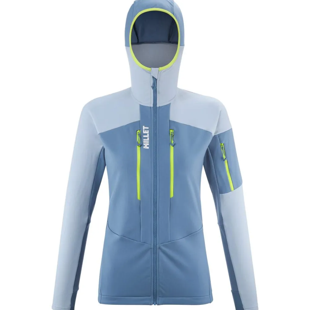 Outlet Blouson Ski Pierra Ment Hoodie W Coronet Blue Iceberg Femme Veste De Ski|Veste De Ski Femme