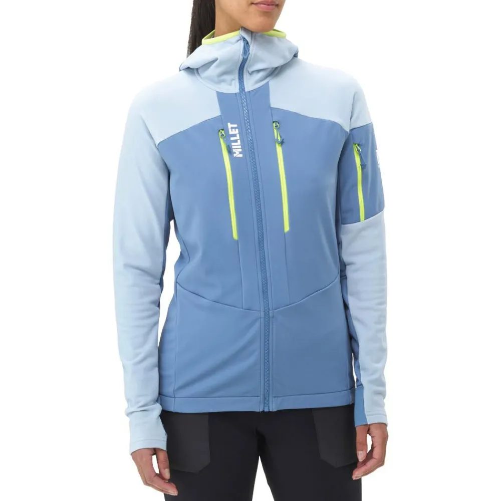 Outlet Blouson Ski Pierra Ment Hoodie W Coronet Blue Iceberg Femme Veste De Ski|Veste De Ski Femme