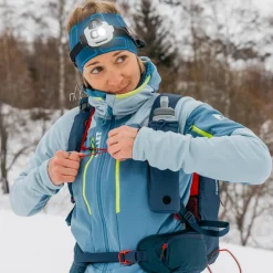 Outlet Blouson Ski Pierra Ment Hoodie W Coronet Blue Iceberg Femme Veste De Ski|Veste De Ski Femme