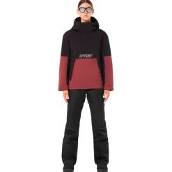 Hot Blouson Ski W Tnp Tbt Insulated Anorak Blackout Grenache Femme Veste De Ski Femme|Veste De Ski
