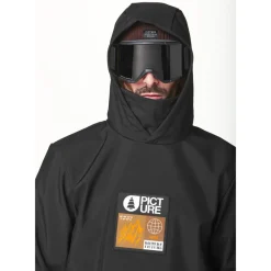 New Blouson Ski Parker Black Homme Veste De Ski Homme|Veste De Ski