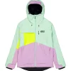 Blouson Ski Seen Silt Green Acid Lime Femme Veste De Ski Femme|Veste De Ski