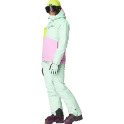 Blouson Ski Seen Silt Green Acid Lime Femme Veste De Ski Femme|Veste De Ski