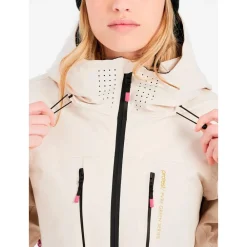 Discount Blouson Ski Prtbeverly Snowjacket Kitoffwhite Femme Veste De Ski Femme|Veste De Ski