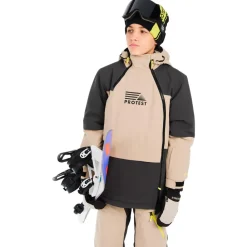 Veste De Ski Enfant|Veste De Ski<Protest Blouson Ski Prtwark Jr Snowjacket Deep Grey