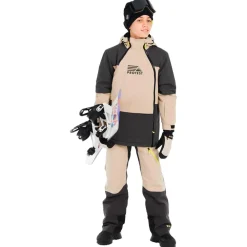 Veste De Ski Enfant|Veste De Ski<Protest Blouson Ski Prtwark Jr Snowjacket Deep Grey
