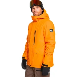Veste De Ski Homme|Veste De Ski<Quiksilver Blouson Ski Mission Solid Orange Pepper