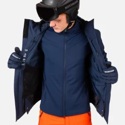 Blouson Ski Rochrun Insulated Jacket Dark Navy Homme Veste De Ski Homme|Veste De Ski