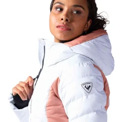 Discount Blouson Ski W Courbe White Femme Veste De Ski Femme|Veste De Ski
