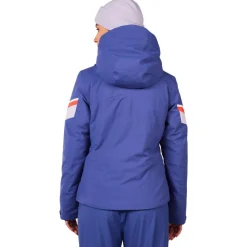 Blouson Ski W Strawpile Jkt Future Blue Femme Veste De Ski Femme|Veste De Ski