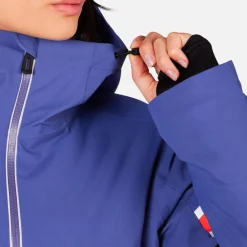 Blouson Ski W Strawpile Jkt Future Blue Femme Veste De Ski Femme|Veste De Ski