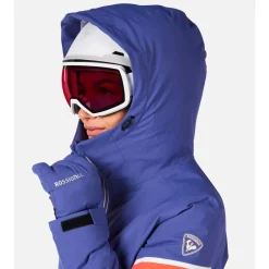 Blouson Ski W Strawpile Jkt Future Blue Femme Veste De Ski Femme|Veste De Ski